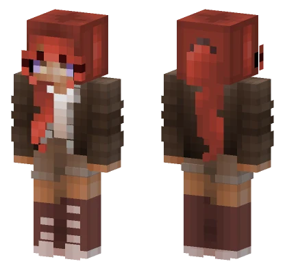 Red Haired Girl Minecraft skin