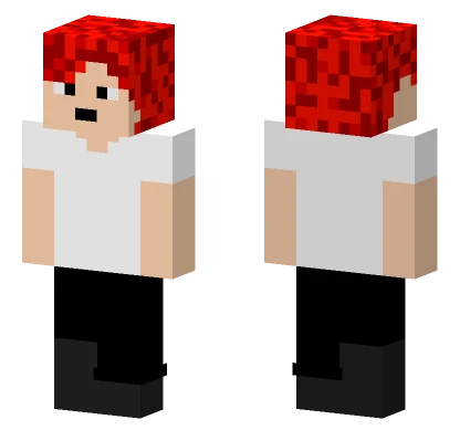 Red Haired Girl Minecraft skin