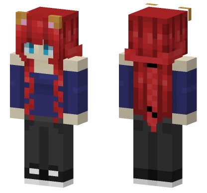 Red Haired Girl Minecraft skin