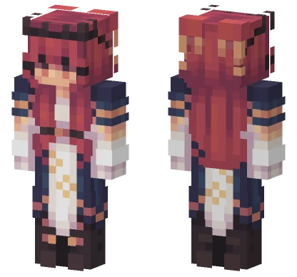 Red Haired Girl Minecraft skin
