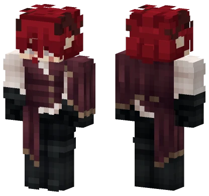 Red Haired Noble Minecraft skin