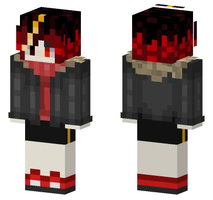 Red Haired Punk Minecraft skin