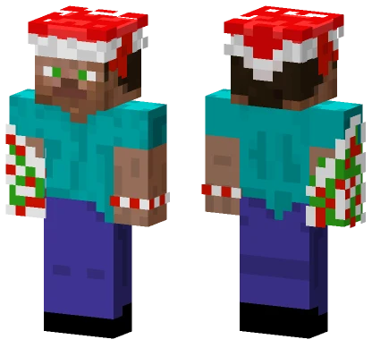 Red Hat Christmas Minecraft skin