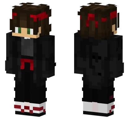 Red Headband Boy Minecraft skin