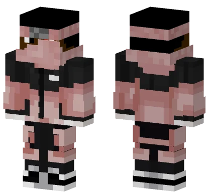 Red Hood Blackashi Minecraft skin