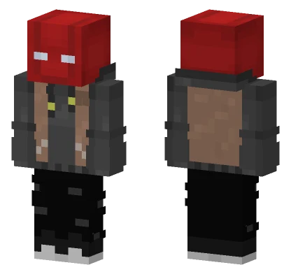 Red Hood The Boy Wonder Minecraft skin