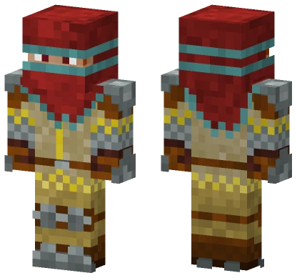 Red Hood Wanderer Minecraft skin