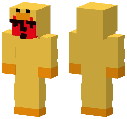 Red Hooded Onesie Minecraft skin