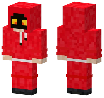 Red Hoodie Skin Minecraft skin