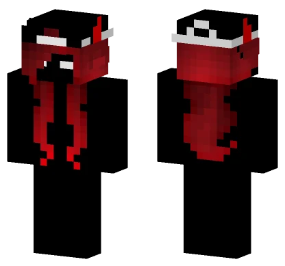 Red Horned Demon Minecraft skin
