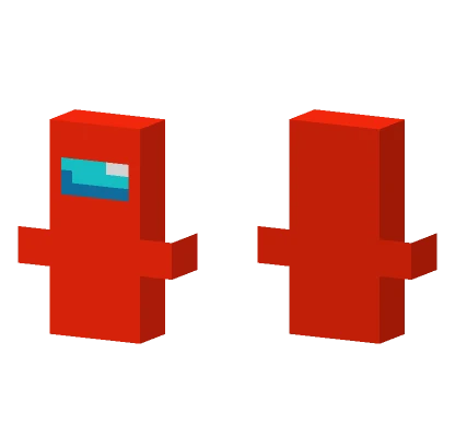 Red Imposter Suit Minecraft skin