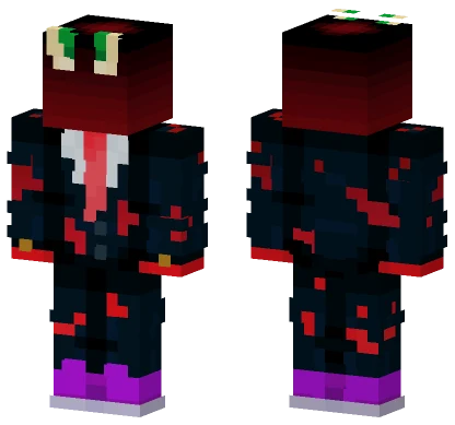 Red Imposter Suit Minecraft skin