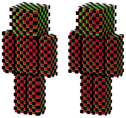 Red Isolation Minecraft skin