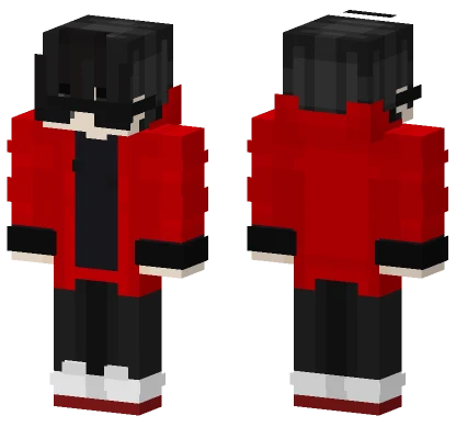 Red Jacket Boy Minecraft skin