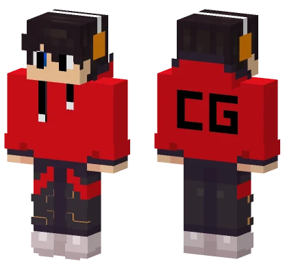 Red Jacket Character Minecraft skin