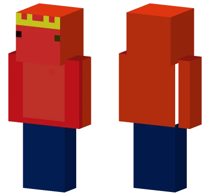 Red King Outfit Minecraft skin