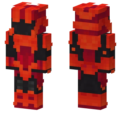 Red Kotor Sith Trooper Minecraft skin