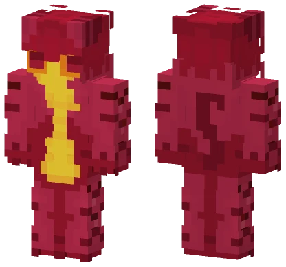 Red Lava Monster Minecraft skin