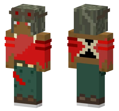 Red Life Easy Minecraft skin