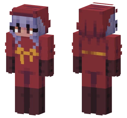 Red Mage Minecraft skin