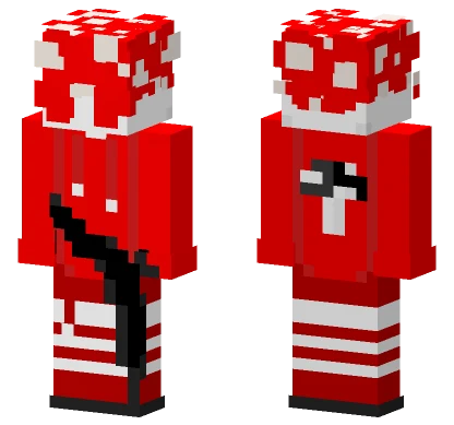 Red Mushroom Boy Minecraft skin