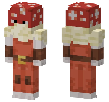 Red Mushroom Cap Minecraft skin