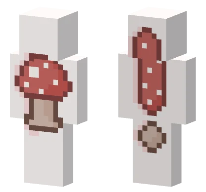 Red Mushroom Hat Minecraft skin