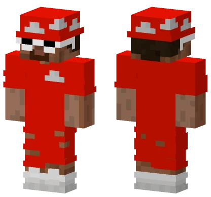Red Mushroom Suit Minecraft skin
