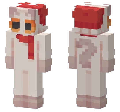 Red Number Jersey Minecraft skin