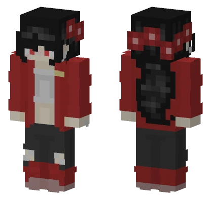 Red Outfit Minecraft skin