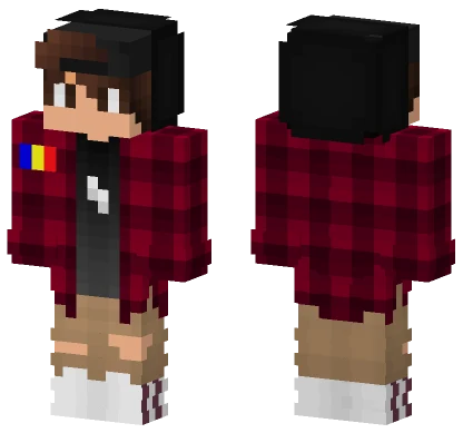 Red Plaid Alex Minecraft skin
