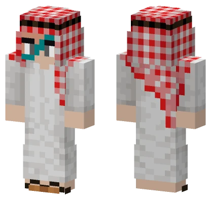 Red Plaid Chef Minecraft skin