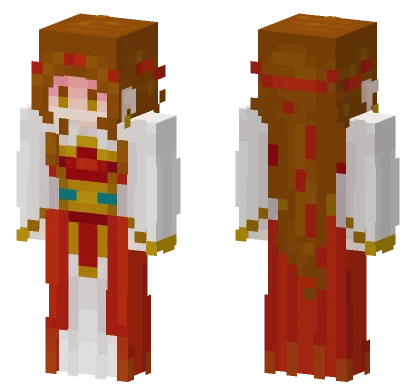 Red Queen Minecraft skin