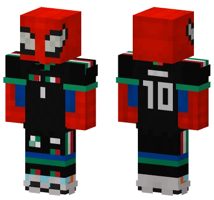 Spider-Man Mexican Suit Minecraft skin
