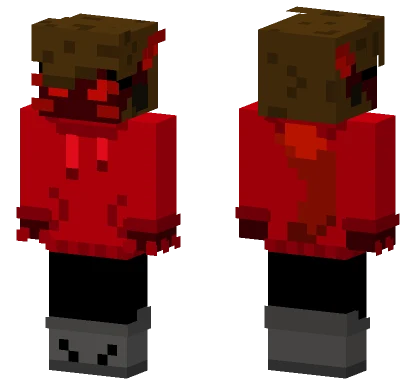 Red Red Red Minecraft skin