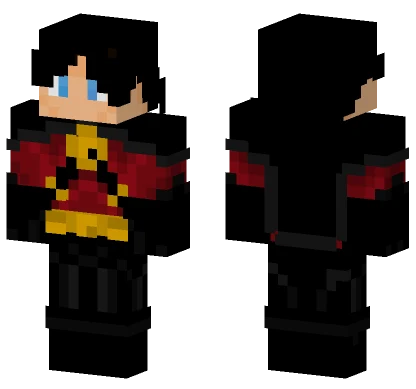 Red Robin No Mask Minecraft skin