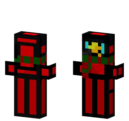 Red Robot Mech Minecraft skin