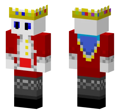 Red Royal Outfit Minecraft skin