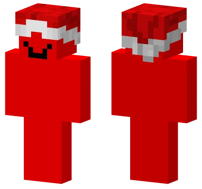 Red Santa Hat Minecraft skin