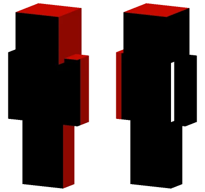Red Shadow Guy Minecraft skin