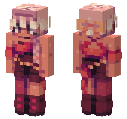 Red Silence Ob Used Minecraft skin