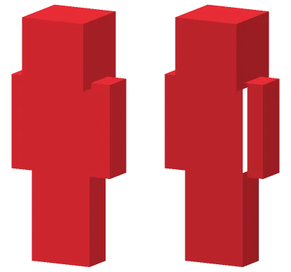 Red Simple Outfit Minecraft skin