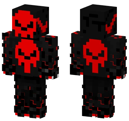 Red Skull Suit Minecraft skin