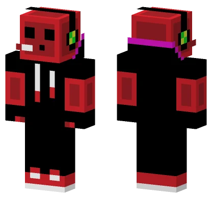 Red Slime Minecraft skin