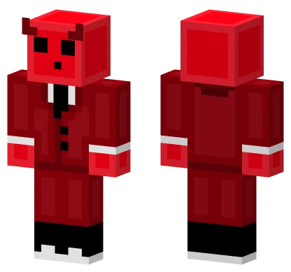 Red Slime Suit Minecraft skin