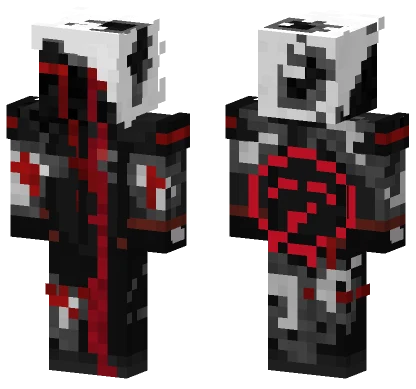 Red Smokey Minecraft skin