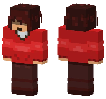 Red Soccer Uniform Minecraft skin