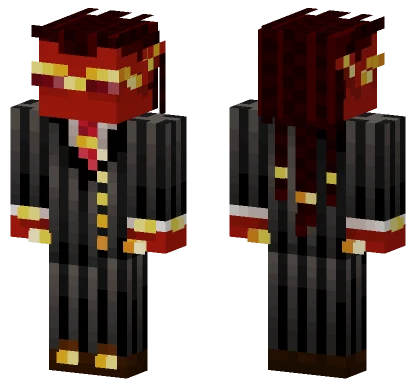 Red Suit Minecraft skin
