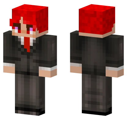Red Suit Boy Minecraft skin