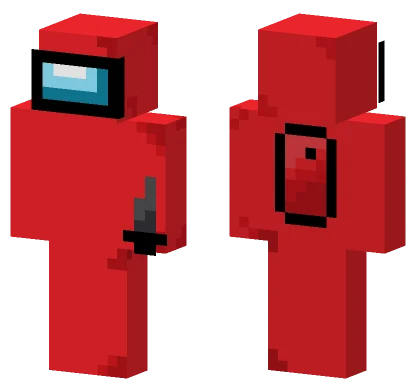 Red Sus Minecraft skin